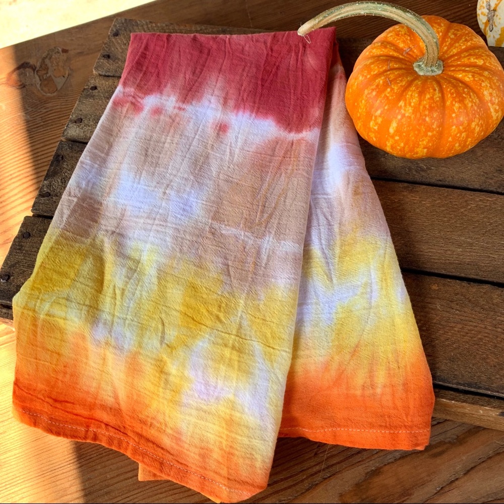 ✨HAND DYED FLOUR SACK TEA TOWEL✨